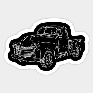 Old truck, Pickup, Vintage, Classic Sticker